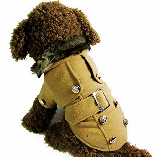 ranphy Shih Tzu Kleidung Hund Schlafanzüge Western Style Sweatshirt Gepolsterte Pet Cat Winter Coat Cod Wetter Coats Doggy Kleidung von Ranphy