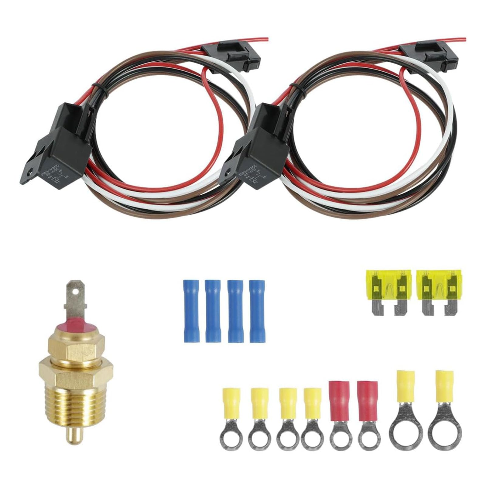 Elektrischer Kfz Lüfter Kabelbaum Autokühler Thermostatsensorschalter Mit Temperaturregelung Für Die Motorkühlung Auto Kühlerlüfter Set Elektrischer Lüfter Temperatursensor Kühlgebläse Set Für Die Elektrischer Kfz Lüfter Kabelbaum Autokühler Thermostatsensorschalter Mit Temperaturregelung Für Die Motorkühlung Auto Kühlerlüfter Set Elektrischer Lüfter Temperatursensor Kühlgebläse Set Für Die von Ranuw