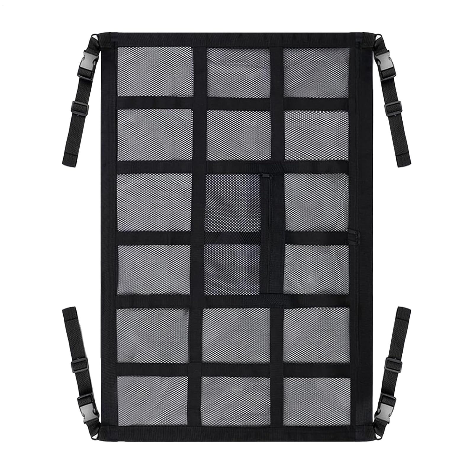 Ratpzou Autodachnetz,Hohe Tragfähigkeit - Mesh Organizer Mit Tragfähigen Taschen Sichert Fahrzeuginnenraum Für Camping Reisen Und Vielseitigen Einsatz Ratpzou Autodachnetz,Hohe Tragfähigkeit - Mesh Organizer Mit Tragfähigen Taschen Sichert Fahrzeuginnenraum Für Camping Reisen Und Vielseitigen Einsatz von Ratpzou