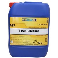 Getriebeöl RAVENOL ATF T-WS LIFETIME 10L Getriebeöl RAVENOL ATF T-WS LIFETIME 10L von Ravenol