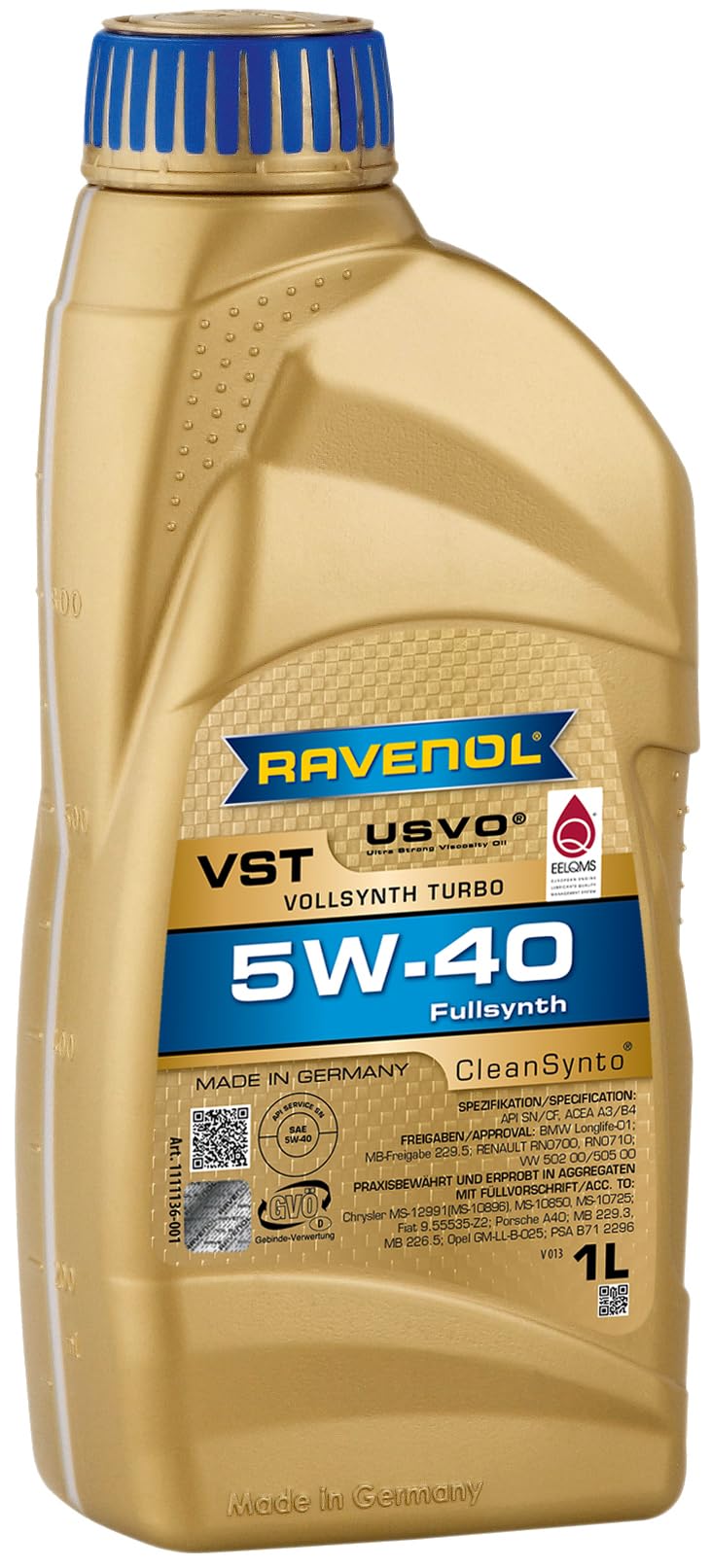 RAVENOL VollSynth Turbo VST SAE 5W-40 von RAVENOL