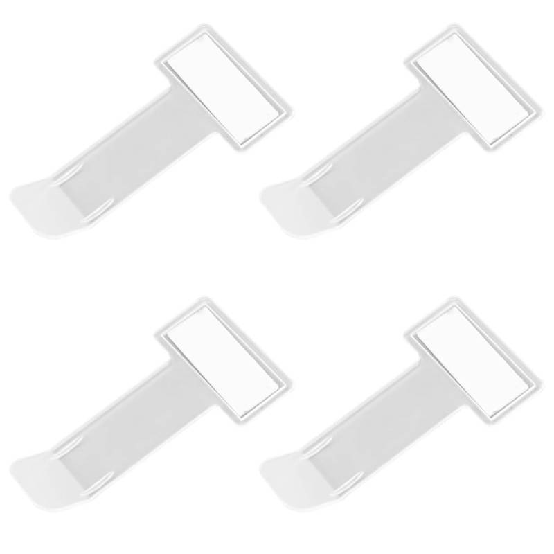 Raxfekro 4 Stück parkscheinhalter windschutzscheibeAuto Parkschein Clip Windschutzscheibe Parkausweis Halter Etikettenhalter Selbstklebend Parkausweis Halterung für Auto (4) von Raxfekro