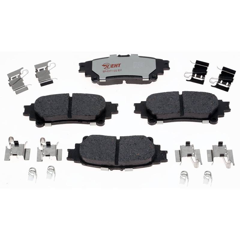Premium Raybestos Element3 EHT™ Ersatz-Bremsbelagsatz hinten für Select Lexus RX350/RX450h und Toyota Highlander/Mirai/Sienna Modelljahre (EHT1391H) von Raybestos