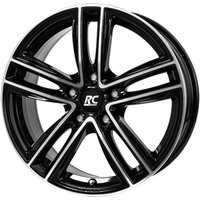 Alufelge 15 zoll RC DESIGN RC27 5x100 6J ET29, Farbe Schwarz Poliert von Rc Design