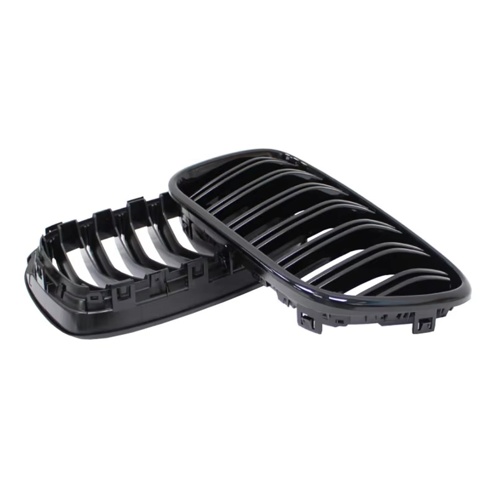 Frontgrill 1 Paar Frontnierengitter Matt Glänzend Schwarz Für X3 F25 2010 2011 2012 2013 Ersatz-Racing-Autoscooter-Styling Front Nieren Kühlergrill(Gloss Black) von Rdtnvc