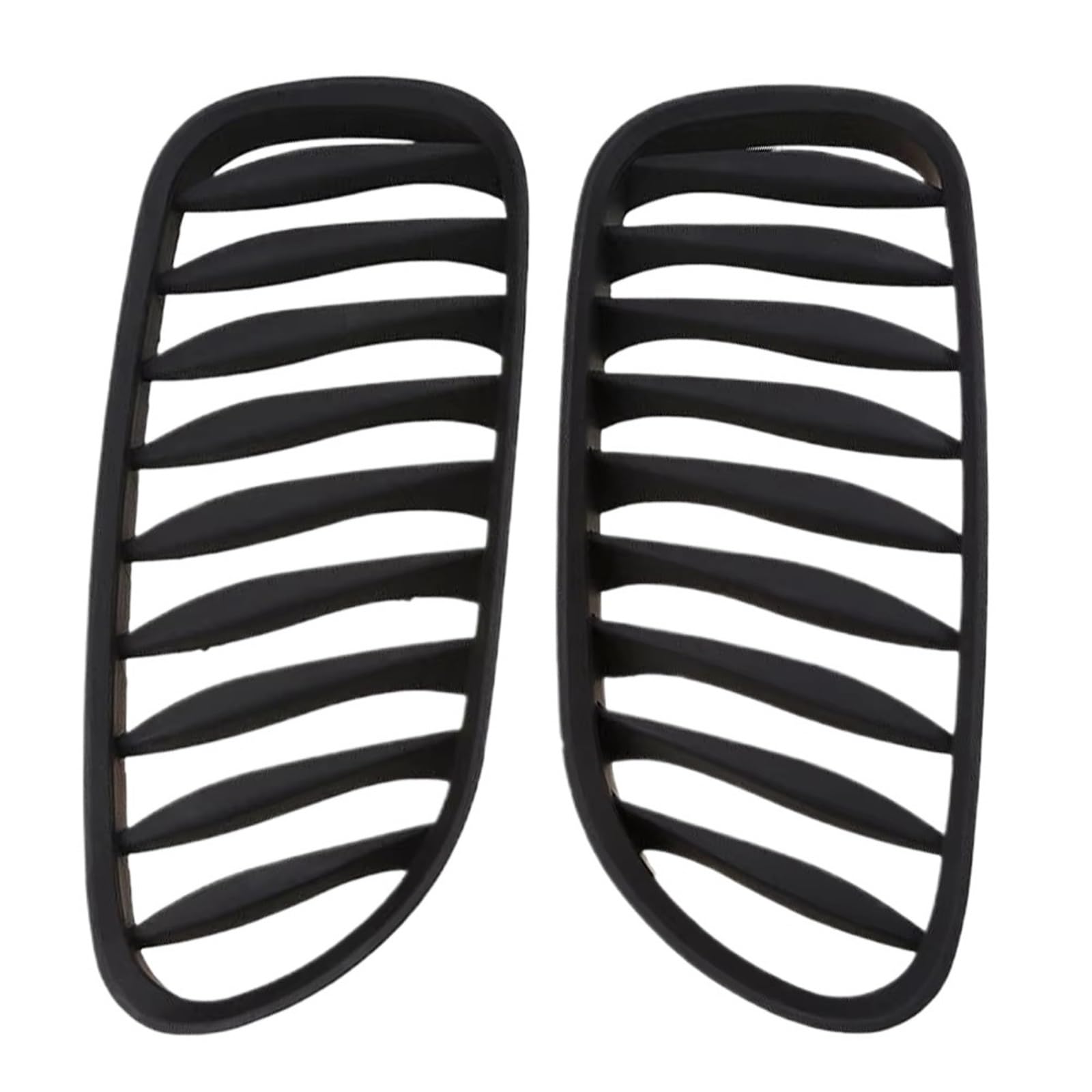 Frontgrill 2 Stück Frontstoßstange Nierengitter Haube Racing Grills Glänzend/Mattschwarz 51117117757 51117117758 Für Z4 E85 E86 Coupe 2003–2008 Front Nieren Kühlergrill(Matt-schwarz) von Rdtnvc