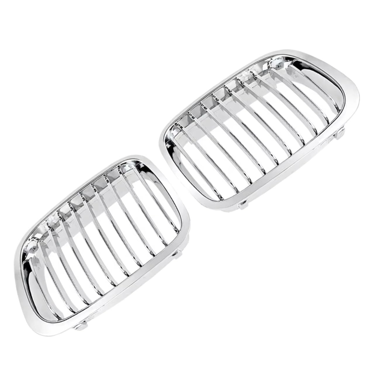 Frontgrill 2-teiliger Chrom-Fronthauben-Nierengrill Für 1998 1999 2000 2001 E46 320I 323I 325I 328I 330I 4-türige Limousine 51138208489 51138208490 Front Nieren Kühlergrill Frontgrill 2-teiliger Chrom-Fronthauben-Nierengrill Für 1998 1999 2000 2001 E46 320I 323I 325I 328I 330I 4-türige Limousine 51138208489 51138208490 Front Nieren Kühlergrill von Rdtnvc