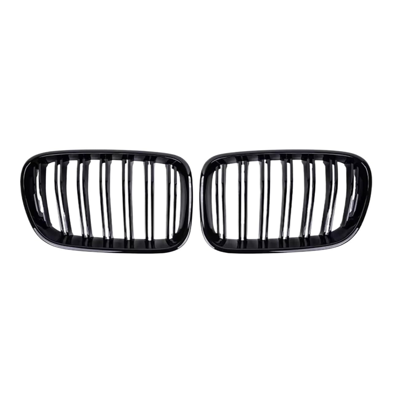 Frontgrill 2-teiliges Racing-Grill-Glanzschwarz-Auto-Frontstoßstangengitter Nierengitter-Zubehör Ersatz Für X3 F25 2011 2012 2013 Front Nieren Kühlergrill(Gloss Black) von Rdtnvc