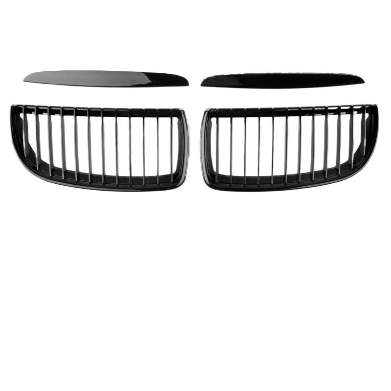 Frontgrill Auto Front Glanz Schwarz Grills Grille Sport Diamant Für E90 E91 Tuning 3 Serie 2005 2006 2007 2008 2009 2010 2011 2012 LCI PreLCI Front Nieren Kühlergrill(05-08 GB Single Slat) von Rdtnvc