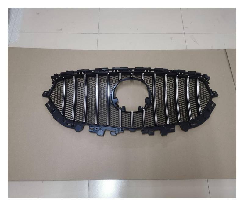Frontgrill Auto Front Mesh Außen Maske Zierleisten Abdeckungen Front Stoßstange Abs Modifizierte Grill Grills Für Mazda Für Cx-5 Für Cx5 2017 2018 + Auto Grille Front Nieren Kühlergrill(Silber) von Rdtnvc