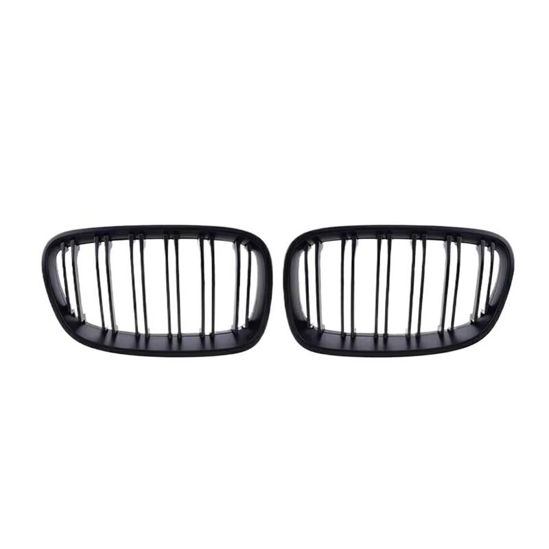 Frontgrill Auto-Frontgrill, Glänzend Schwarz, Vorne Im Diamant-Stil, Grillzubehör Für 1er F20 M140i 118d F21 2012 2013 2014 Front Nieren Kühlergrill(Double-Matte Black) von Rdtnvc