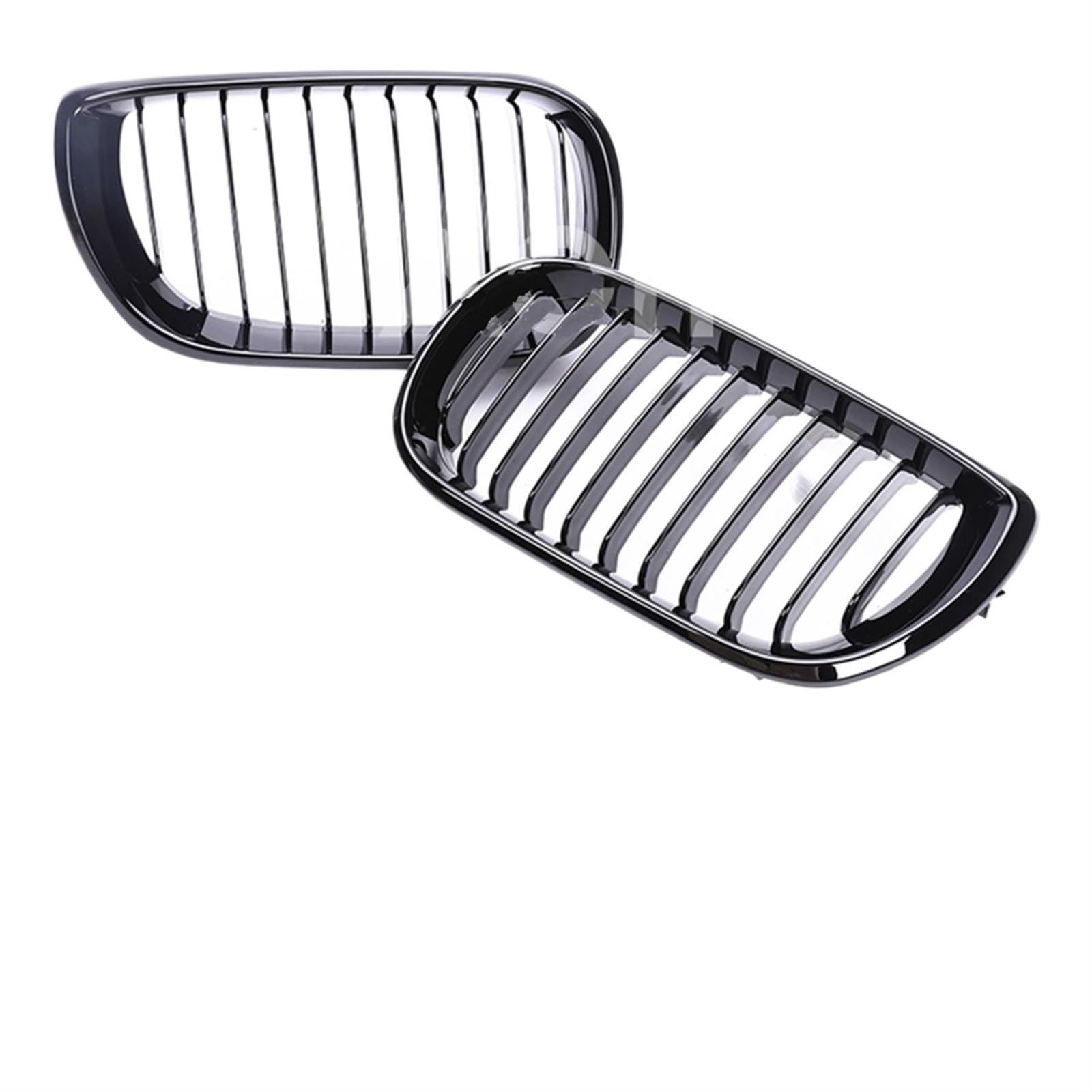 Frontgrill Auto-Frontstoßstange, Nieren-Racing-Grill, Glänzend Schwarz, Haubengrill, Doppellamellen, Für 3er-Serie E46 Facelift 2004 2005 2006 2007 2/4-Türer Front Nieren Kühlergrill(2-single black 04 Frontgrill Auto-Frontstoßstange, Nieren-Racing-Grill, Glänzend Schwarz, Haubengrill, Doppellamellen, Für 3er-Serie E46 Facelift 2004 2005 2006 2007 2/4-Türer Front Nieren Kühlergrill(2-single black 04 von Rdtnvc