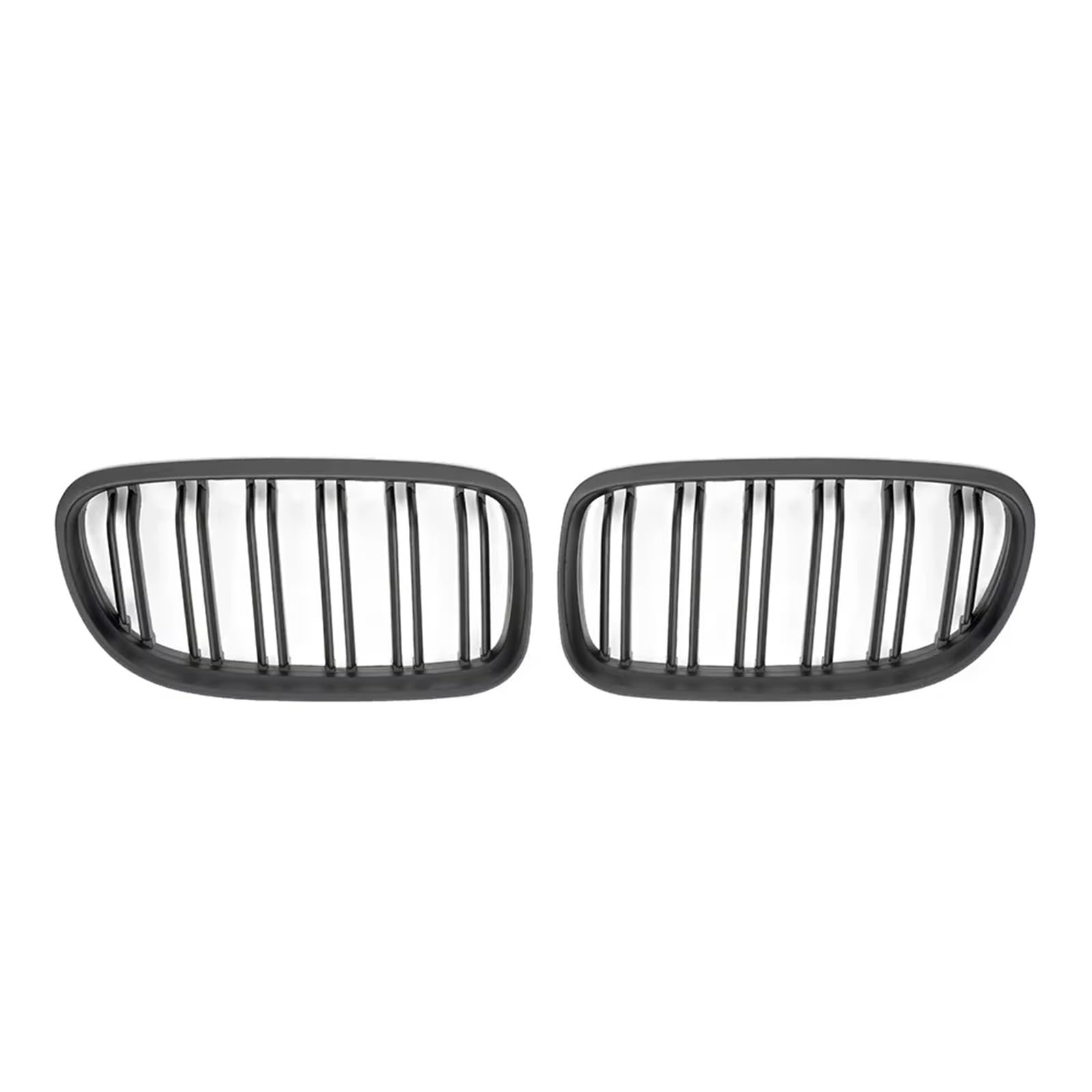 Frontgrill Auto Kühlergrill Grill Vorne Niere Glänzend 2 Linie Doppel Lamellen Auto Styling Für 3 Serie E90 E91 2008 2009 2010 2011 2012 Front Nieren Kühlergrill(Matt-schwarz) von Rdtnvc