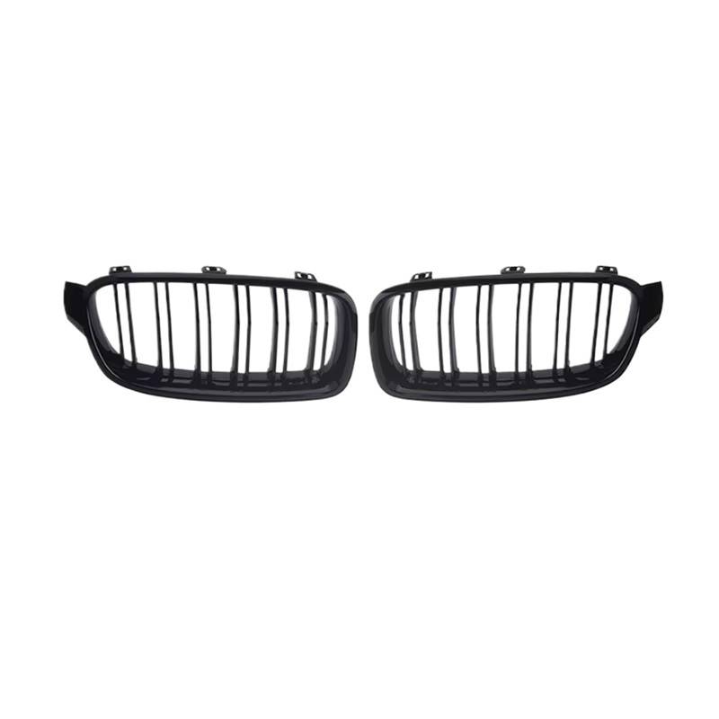 Frontgrill Auto Nierengrill Für F30 F35 3 Serie 2012 2013 2014 2015 2016 2017 2018 2019 Frontstoßstange Racing Sport Grill Dual Lamellen Nierengrills Front Nieren Kühlergrill(Grille Hood A) von Rdtnvc