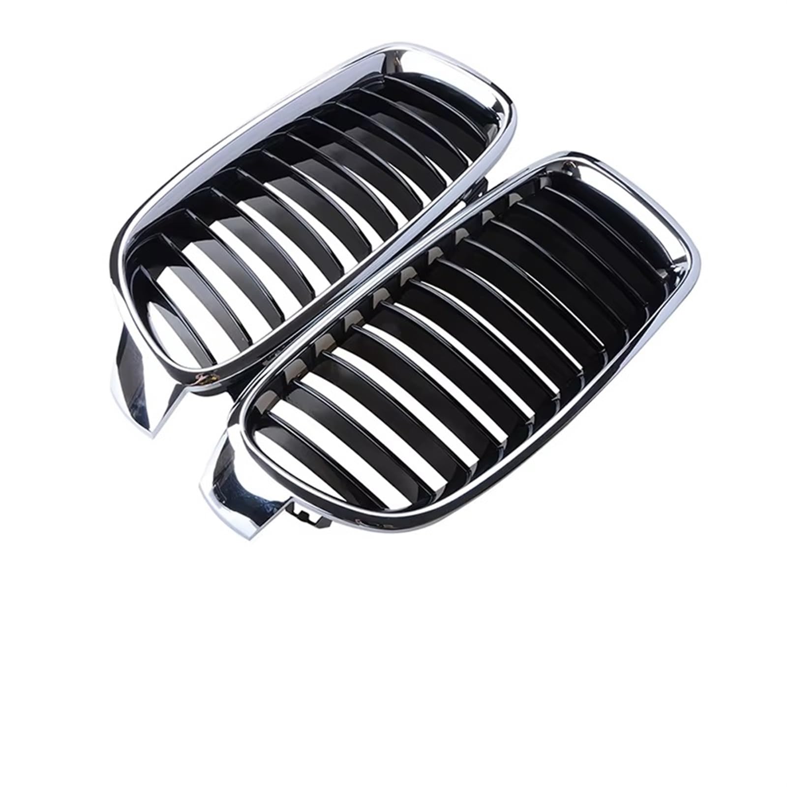 Frontgrill Auto Nierengrill Für F30 F35 3 Serie 2012 2013 2014 2015 2016 2017 2018 2019 Frontstoßstange Racing Sport Grill Dual Lamellen Nierengrills Front Nieren Kühlergrill(Grille Hood B) von Rdtnvc