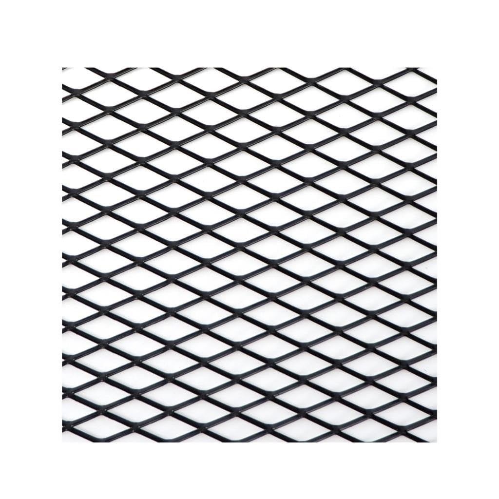 Frontgrill Auto Stoßstange Grille100x33cm Aluminium Legierung Rhombischen Grill Mesh Blatt Auto Gitter Belüftung Grille Für Autoscooter Zubehör Front Nieren Kühlergrill(BK Diamond 10x20mm) von Rdtnvc