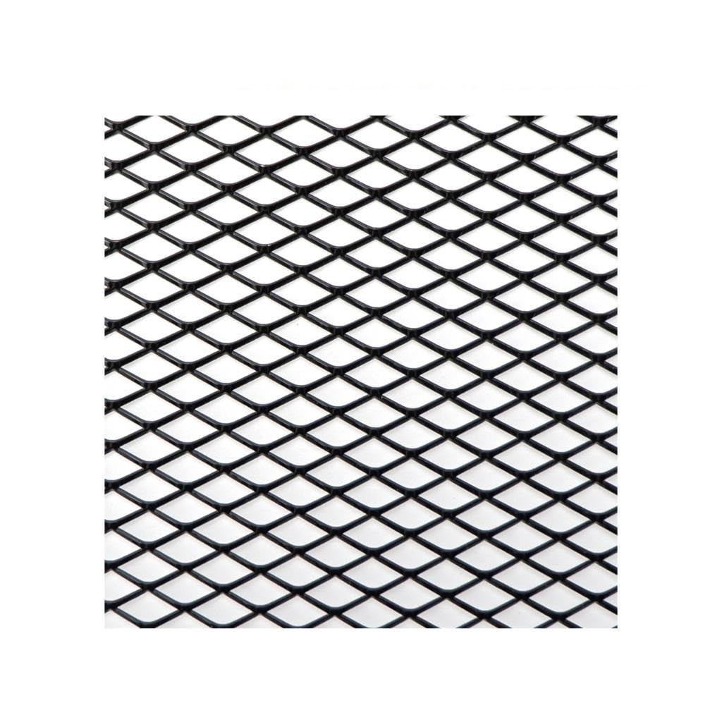 Frontgrill Auto Stoßstange Grille100x33cm Aluminium Legierung Rhombischen Grill Mesh Blatt Auto Gitter Belüftung Grille Für Autoscooter Zubehör Front Nieren Kühlergrill(BK Diamond 6x12mm) von Rdtnvc