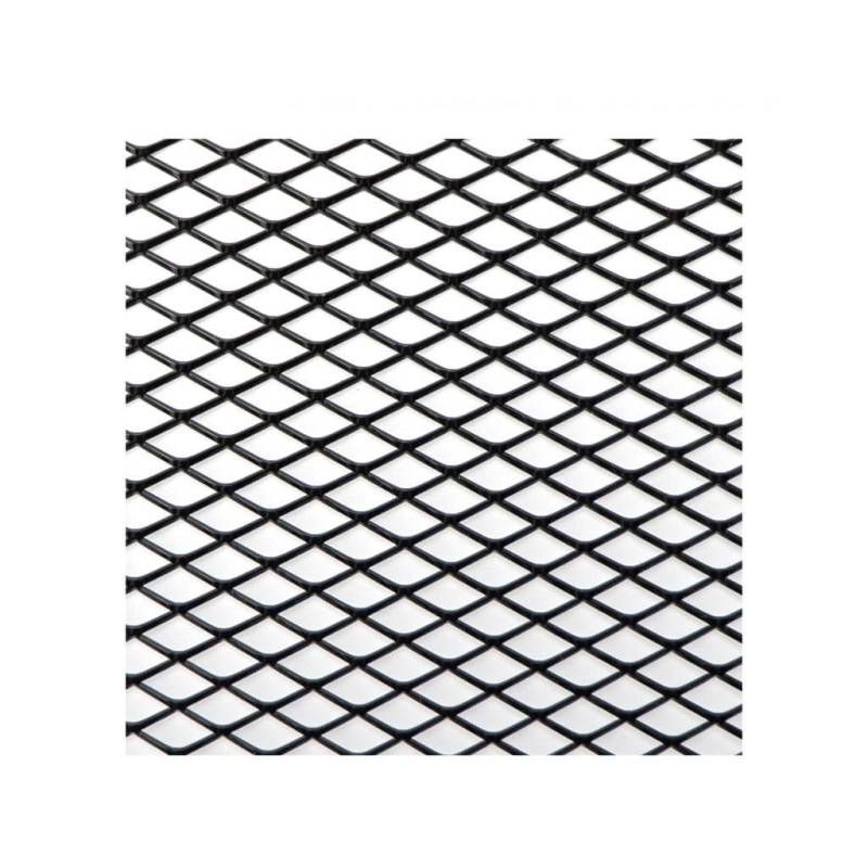 Frontgrill Auto Stoßstange Grille100x33cm Aluminium Legierung Rhombischen Grill Mesh Blatt Auto Gitter Belüftung Grille Für Autoscooter Zubehör Front Nieren Kühlergrill(BK Diamond 6x12mm) von Rdtnvc