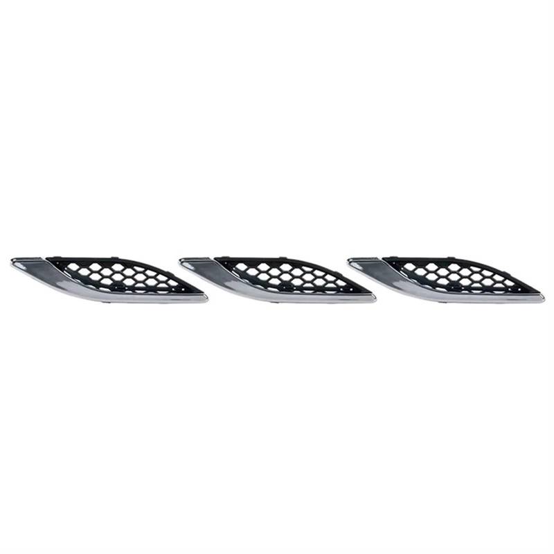 Frontgrill Auto Vorderseite Grille 670029939 670029940 Für Maserati Für Ghibli 2014-2021 Air Intake Fender Vents Grill Auto Zubehör Front Nieren Kühlergrill(Only 3 Left) von Rdtnvc