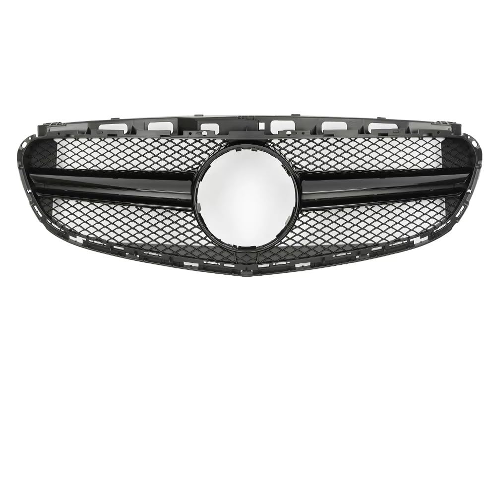 Frontgrill Chrome Black Diamonds Style Renngrill Für Benz E-Klasse W212 E300 E350 E400 2014 2015 2016. Für AMG Style Frontstoßstangengrill Front Nieren Kühlergrill(A-Glossy Black) von Rdtnvc