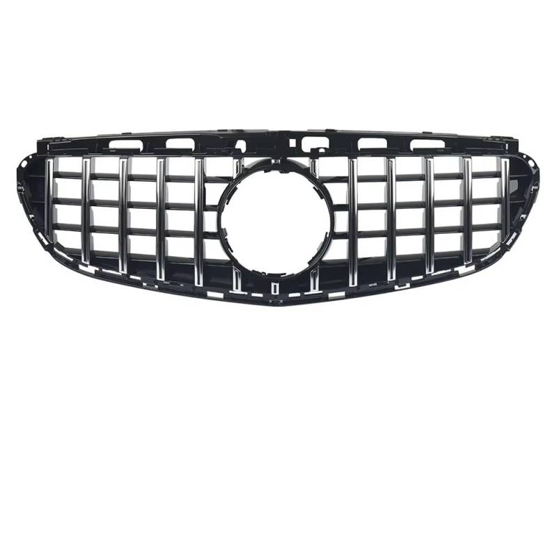 Frontgrill Chrome Black Diamonds Style Renngrill Für Benz E-Klasse W212 E300 E350 E400 2014 2015 2016. Für AMG Style Frontstoßstangengrill Front Nieren Kühlergrill(B-Chrome Silver) von Rdtnvc