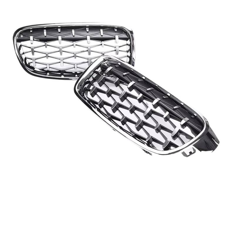 Frontgrill Chrome Diamond Stars Niereneinlass Unten Vorne Stoßstange Kühlergrill Für 3er F30 F31 F35 2012 2013 2014 2015 2016 2017 2018 2019 Front Nieren Kühlergrill(All Chrome Diamond) von Rdtnvc