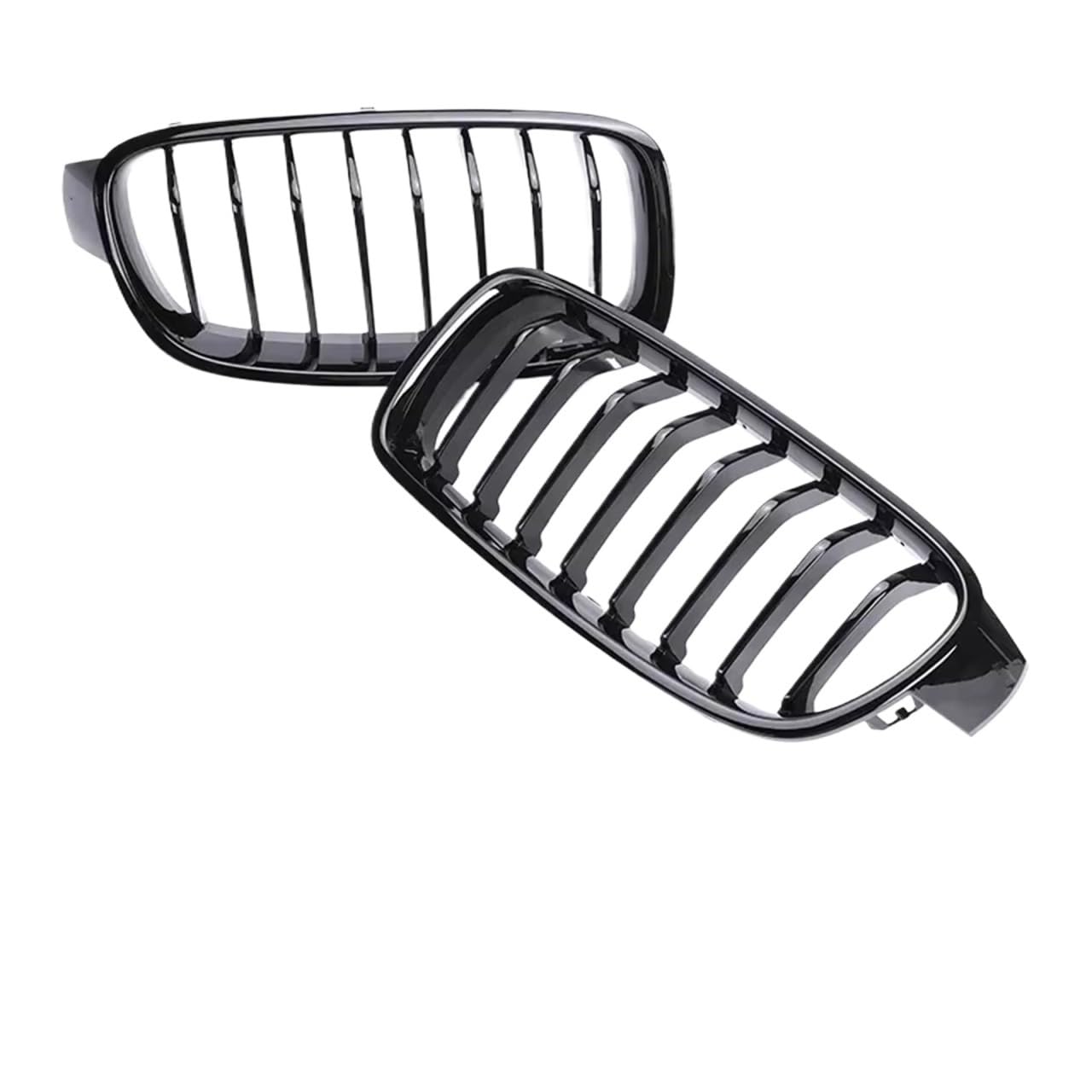 Frontgrill Chrome Diamond Stars Niereneinlass Unten Vorne Stoßstange Kühlergrill Für 3er F30 F31 F35 2012 2013 2014 2015 2016 2017 2018 2019 Front Nieren Kühlergrill(Single 8 Gloss Black) von Rdtnvc