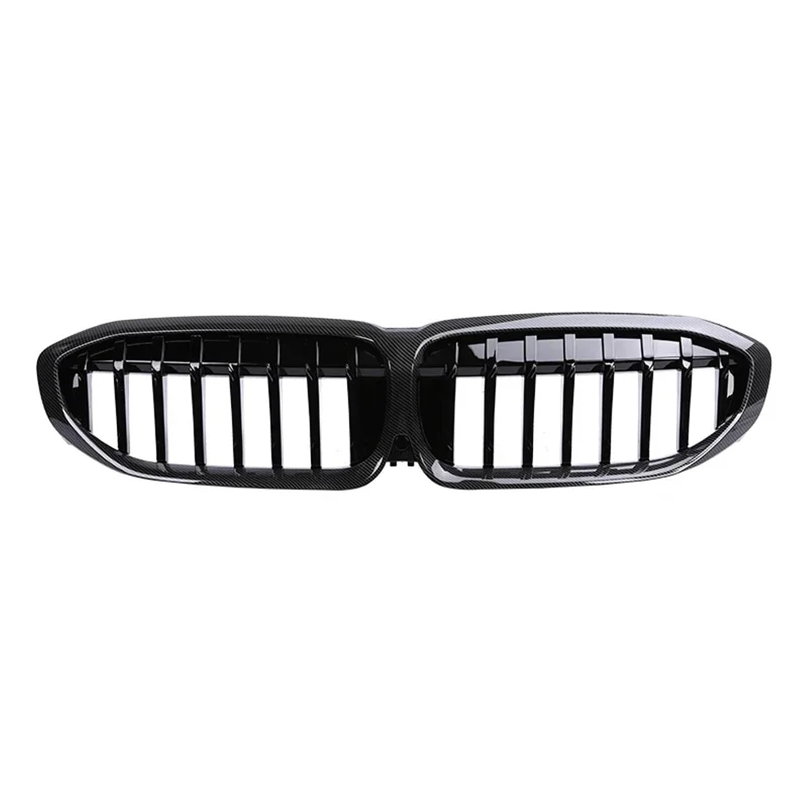 Frontgrill Diamant-Stil Front-Nieren-Stoßstangengrills Kohlefaser-Renngrill-Zubehör Für 3er G20 G21 G28 316i 318i 2019 2020 2021 2022 2023 Front Nieren Kühlergrill(Single Carbon Look) von Rdtnvc