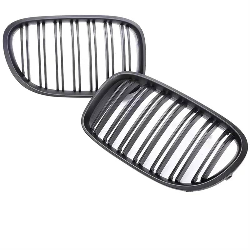 Frontgrill Einlass Unten Vorne Oben Nierenstoßstange Racing Grills Teile Für 7er F01 F02 2008 2009 2010 2011 2012 2013 2014 2015 Glänzend Schwarzer Kühlergrill Front Nieren Kühlergrill(Dual Matte Blac von Rdtnvc
