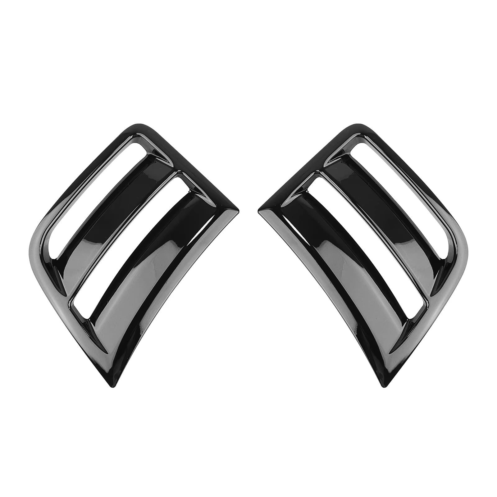 Frontgrill Front Air Vent Stoßstange Abdeckung Trim Grille Rahmen Für Subaru STI Für WRX GRB Wagon 10th Für Impreza Für WRX Fließheck 5 Tür 2008-2014 Front Nieren Kühlergrill(Gloss Black) von Rdtnvc