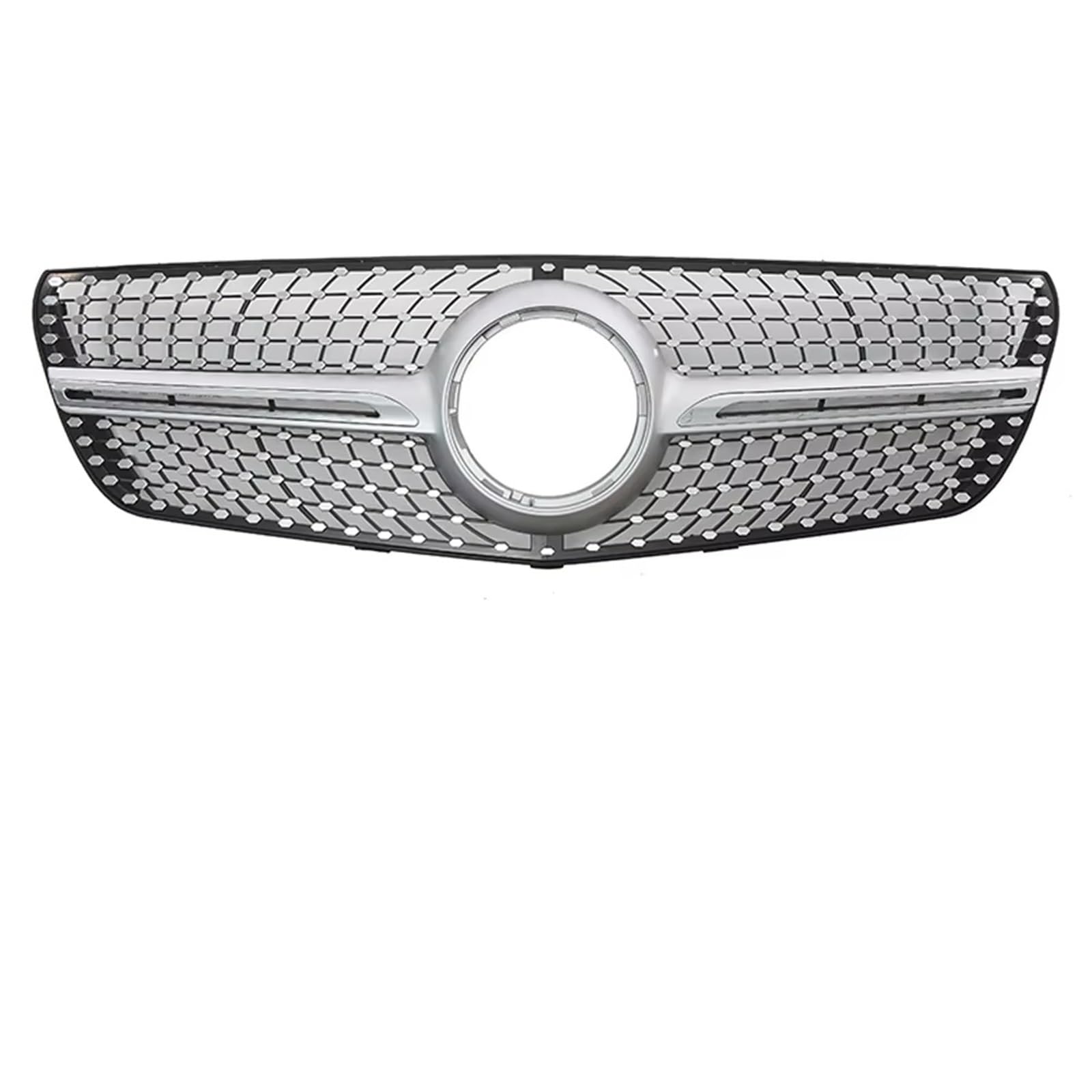 Frontgrill Front Glänzend Schwarz Für Renngrill Im Für GTR-Stil Für Benz Vito-Klasse 2016 2017 2018 2019 2020, Oberer Kühlergrill Im Chrom-Silber-Diamanten-Stil Front Nieren Kühlergrill(Diamond-Silver Frontgrill Front Glänzend Schwarz Für Renngrill Im Für GTR-Stil Für Benz Vito-Klasse 2016 2017 2018 2019 2020, Oberer Kühlergrill Im Chrom-Silber-Diamanten-Stil Front Nieren Kühlergrill(Diamond-Silver von Rdtnvc