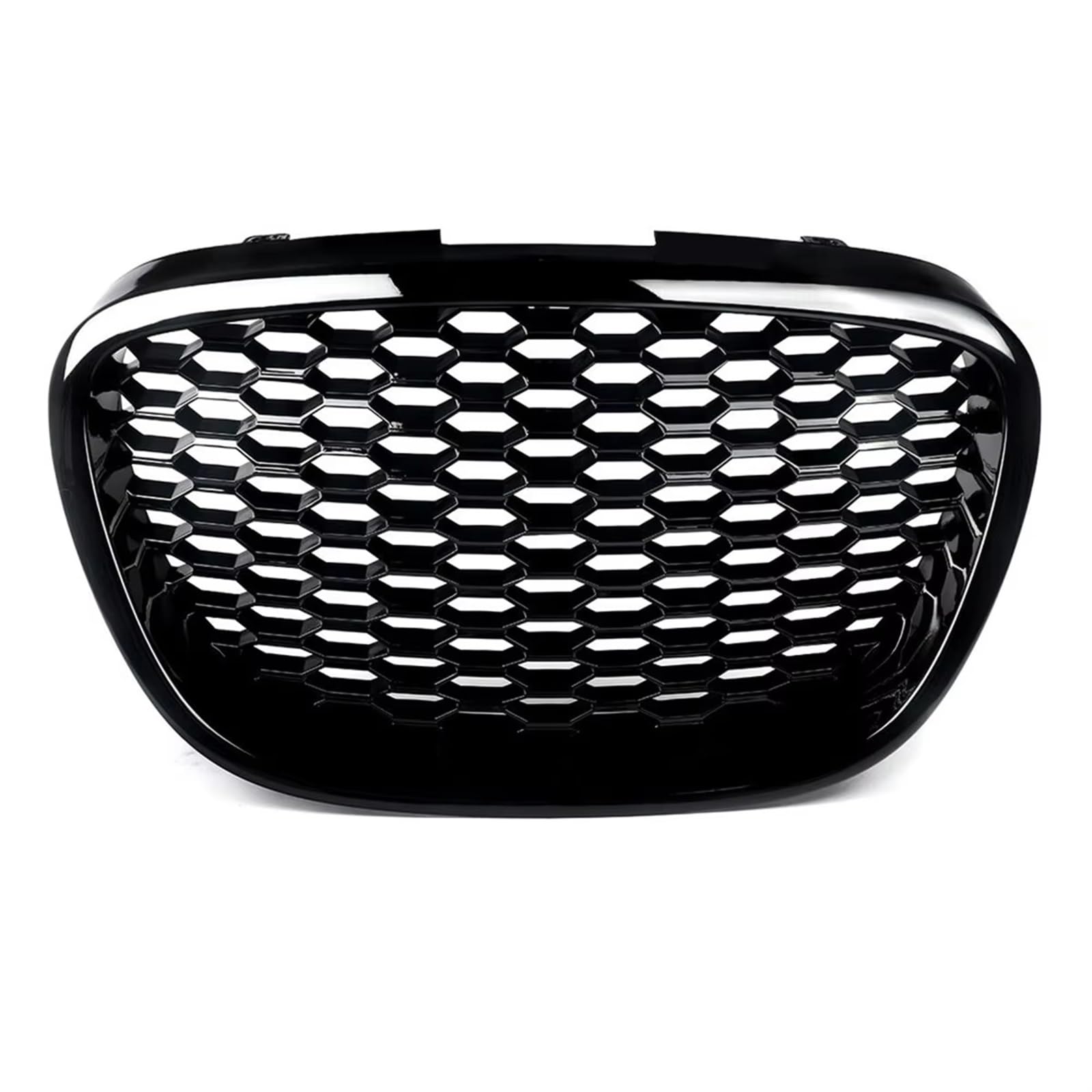 Frontgrill Front Honeycomb Grill Mesh Für Sitz Für Leon MK2 1P Für Altea Für Toledo Mk3 2004 2005 2006 2007 2008 2009 Front Stoßstange Grill Haube Mesh Front Nieren Kühlergrill(Glossy Black) von Rdtnvc