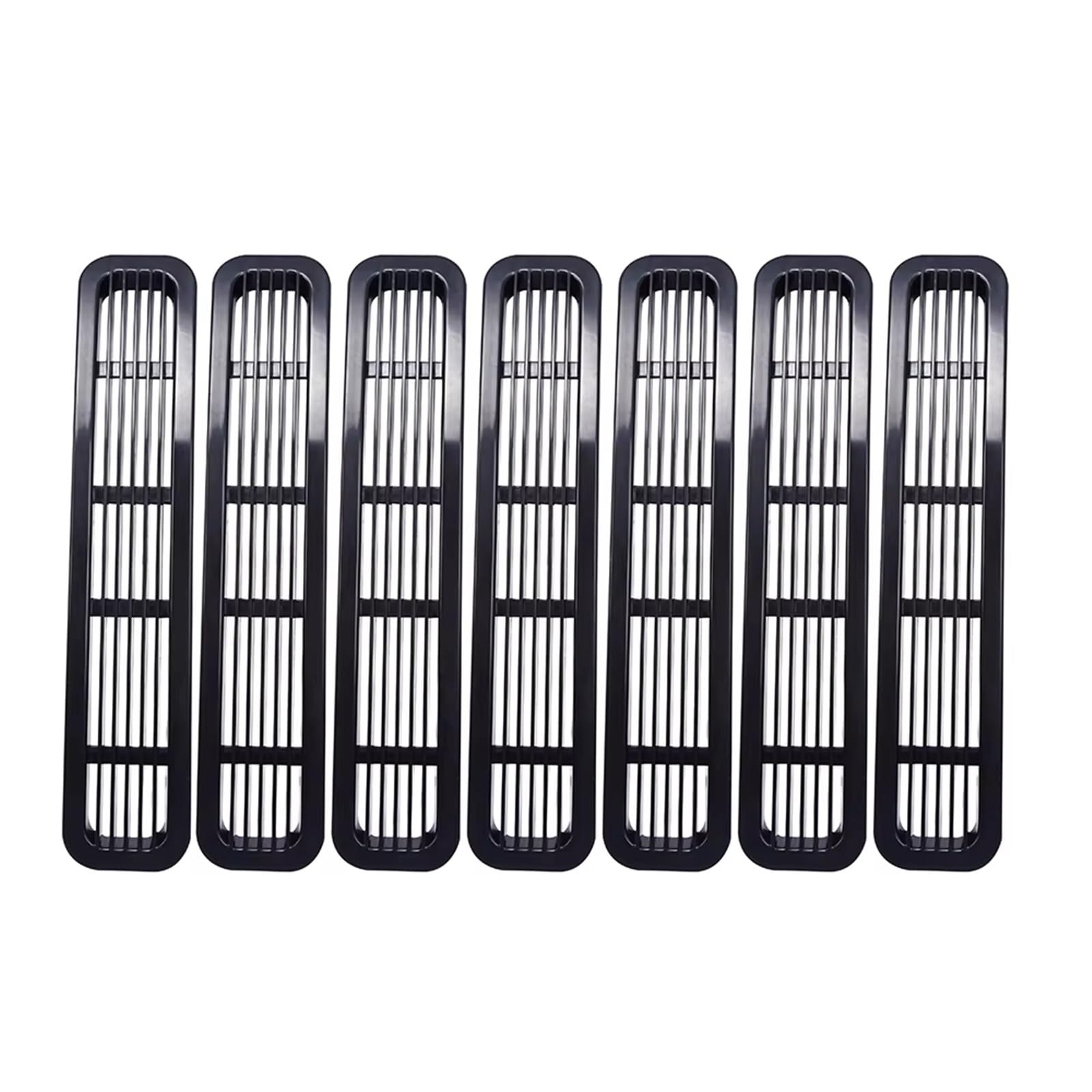 Frontgrill Frontgrill-Netzeinsätze Clip-in-Wabengitterschutz Für Jeep Für Wrangler TJ Und Für Unlimited 1997 1998 1999 2000 2001 2002 2003 2004 2005 2006 2007 Front Nieren Kühlergrill(A) von Rdtnvc
