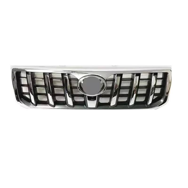 Frontgrill Frontstoßstange Grill Mittelnetz Kühlergrill Für Toyota Für Land Für Cruiser Für Prado LC120 2700 4000 2003 2004 2005 2006 2007 2008 2009 Front Nieren Kühlergrill(Silber) von Rdtnvc