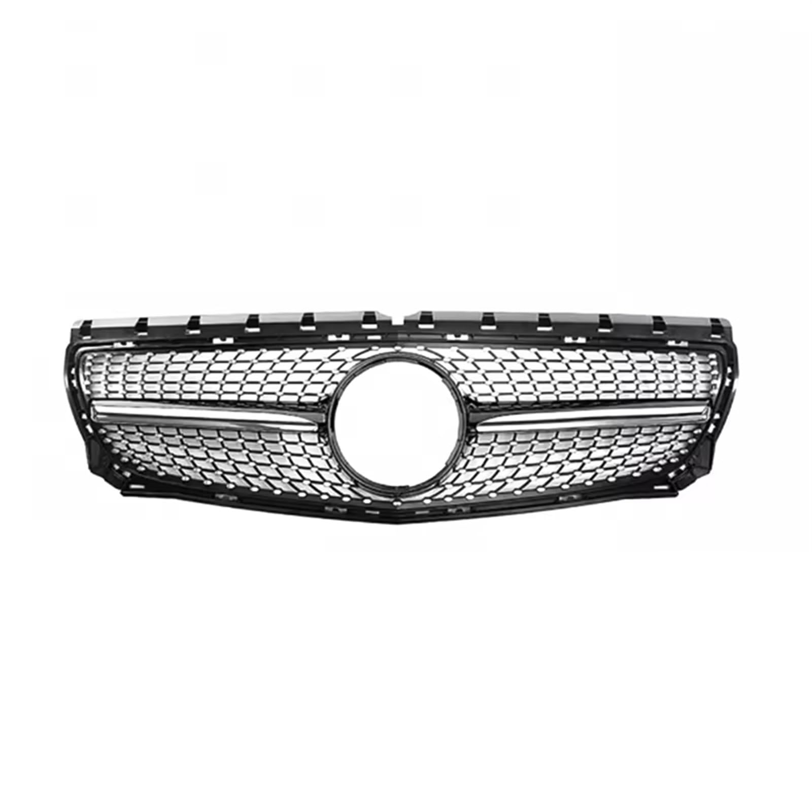 Frontgrill Frontstoßstange Grille Haube Tuning Racing Grill Für Benz B Klasse W246 B180 B200 B250 B220 2012 2013 2014 ABS Grills Front Nieren Kühlergrill(Schwarz) von Rdtnvc