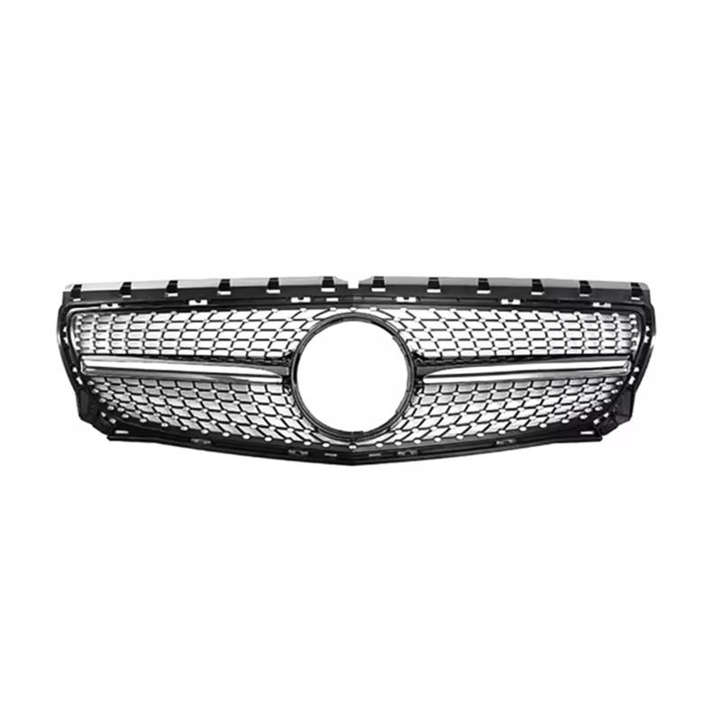 Frontgrill Frontstoßstange Grille Haube Tuning Racing Grill Für Benz B Klasse W246 B180 B200 B250 B220 2012 2013 2014 ABS Grills Front Nieren Kühlergrill(Schwarz) von Rdtnvc