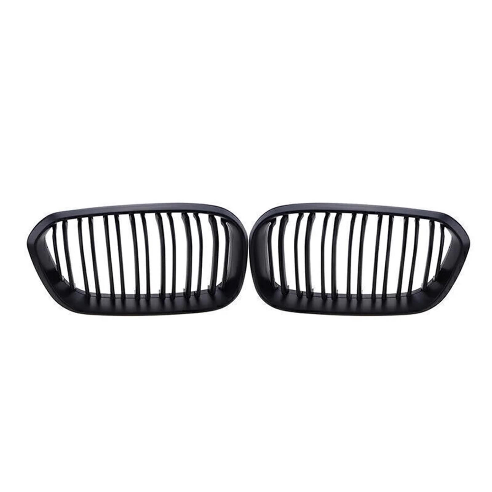 Frontgrill Frontstoßstange Nierengitter Kühlerschutzgitter Leistung Autozubehör Für 1er F20 F21 M140i 2015 2016 2017 2018 2019 2020 Front Nieren Kühlergrill(Double-Matte Black) von Rdtnvc