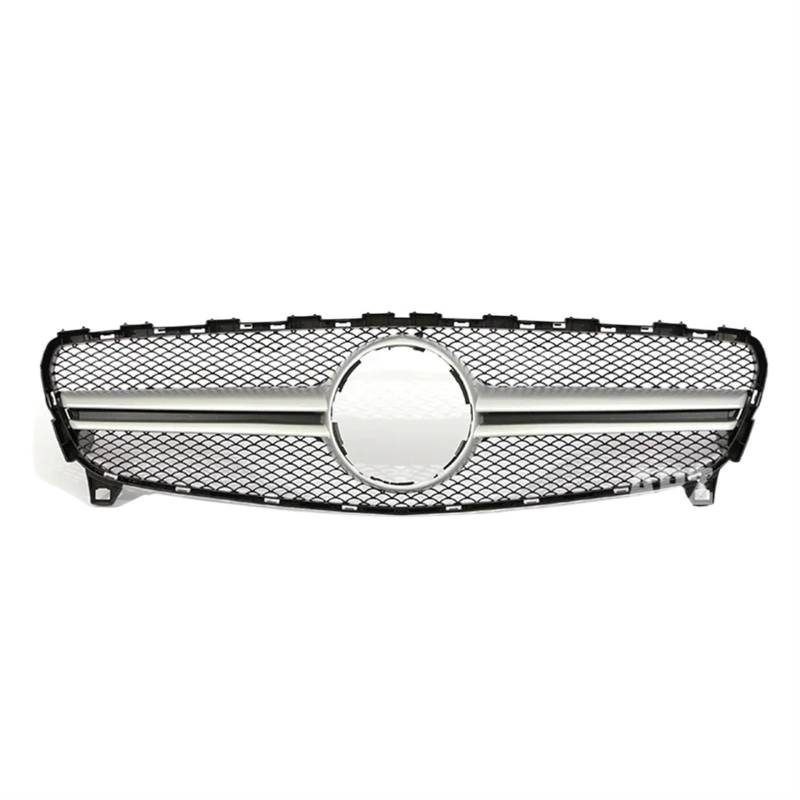 Frontgrill Frontstoßstange Schwarz Silber A45 Stil Für AMG Für GT Kühlergrill Für Benz A Klasse W176 A35 A180 A200 A250 A260 2013 2014 2015 2016 2017 2018 Front Nieren Kühlergrill(16-18 A Silver) von Rdtnvc