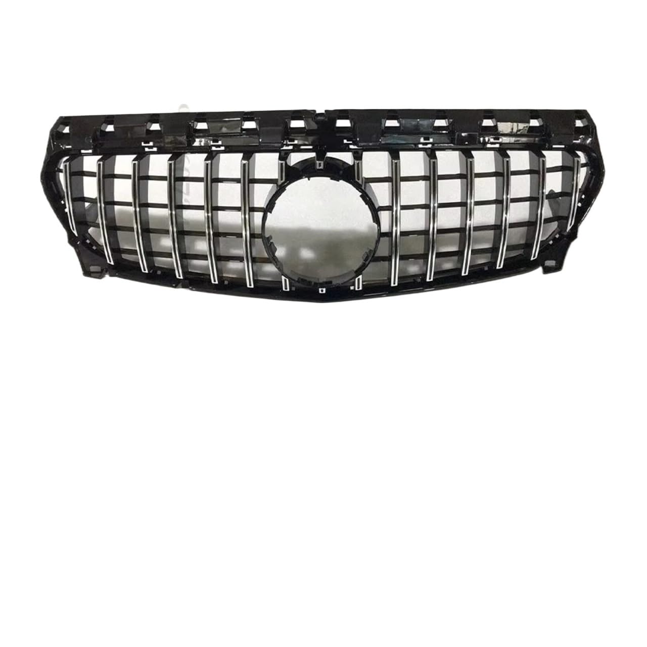 Frontgrill Frontstoßstangengrill Einlassgrill GT Diamant Für Benz C117 W117 Für CLA 2013 2014 2015 2016 2017 2018 2019 Tuning Facelift Front Nieren Kühlergrill(GT Silvery) von Rdtnvc