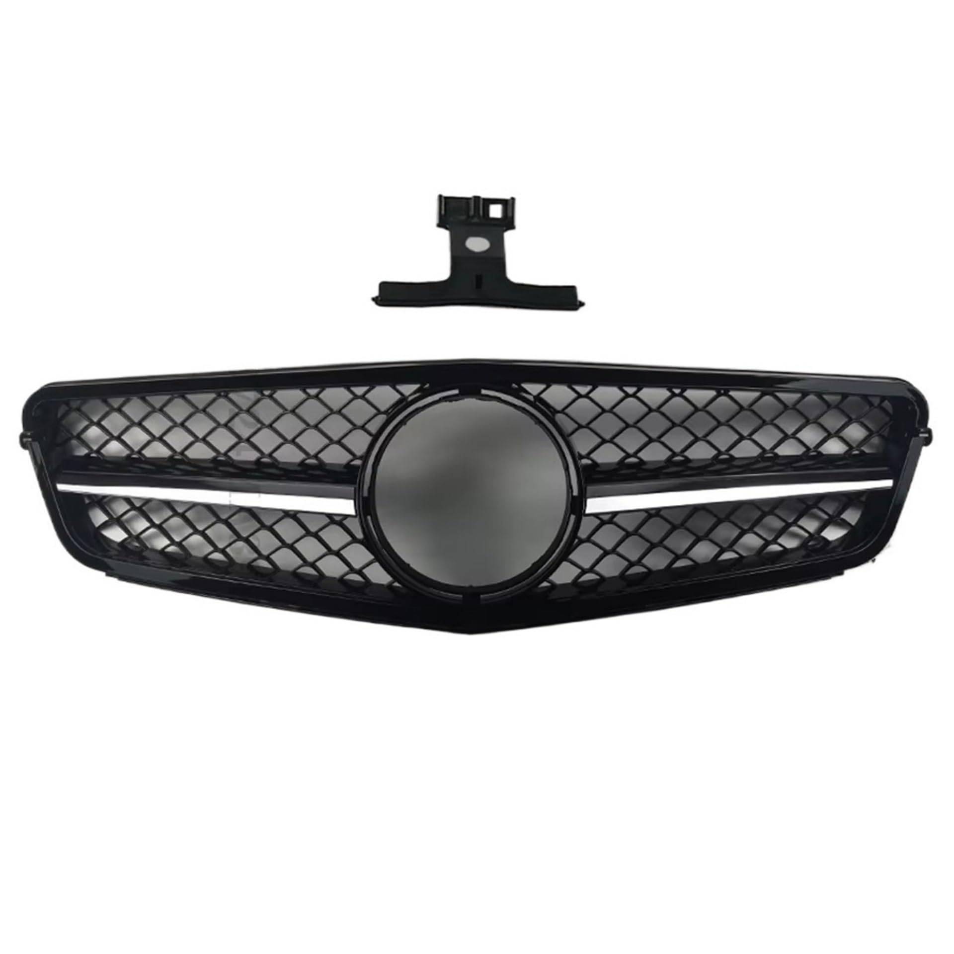 Frontgrill Frontstoßstangengrill Haubengrill Für Benz C W204 C43 2007 2008 2009 2010 2011 2012 2013 2014 C180 C200 C250 C300 Für AMG Für GT Diamond Tuning Front Nieren Kühlergrill(AM Silvery) von Rdtnvc