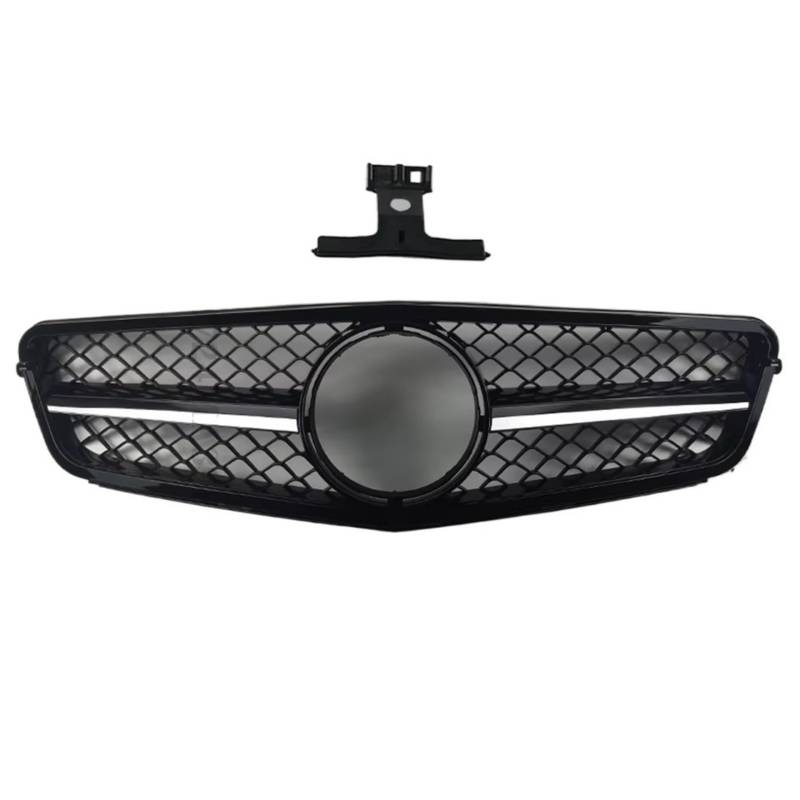 Frontgrill Frontstoßstangengrill Haubengrill Für Benz C W204 C43 2007 2008 2009 2010 2011 2012 2013 2014 C180 C200 C250 C300 Für AMG Für GT Diamond Tuning Front Nieren Kühlergrill(AM Silvery) von Rdtnvc