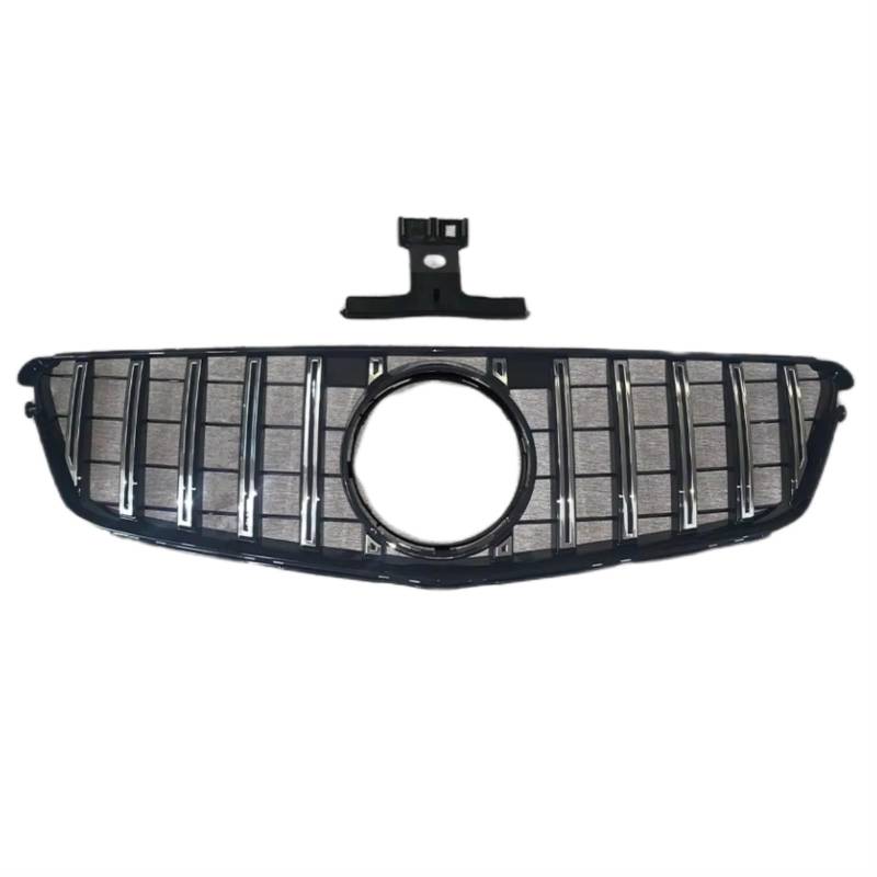 Frontgrill Frontstoßstangengrill Haubengrill Für Benz C W204 C43 2007 2008 2009 2010 2011 2012 2013 2014 C180 C200 C250 C300 Für AMG Für GT Diamond Tuning Front Nieren Kühlergrill(GT Silvery) von Rdtnvc