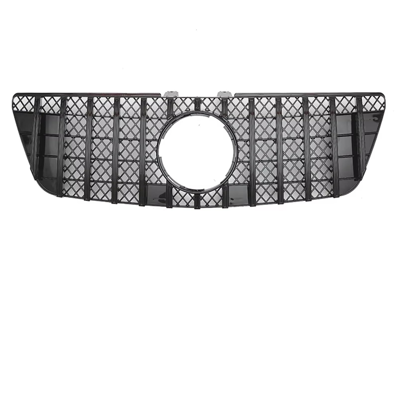 Frontgrill Frontstoßstangengrill Im Chrom-Silber-Diamanten-Stil Für Benz ML-Klasse W164 2009 2010 2011 ML350 ML500 ML550 Renngitter Front Nieren Kühlergrill(GT-Chrome Black) von Rdtnvc