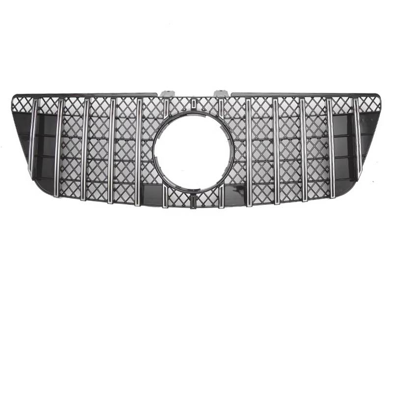 Frontgrill Frontstoßstangengrill Im Chrom-Silber-Diamanten-Stil Für Benz ML-Klasse W164 2009 2010 2011 ML350 ML500 ML550 Renngitter Front Nieren Kühlergrill(GT-Chrome Silver) von Rdtnvc