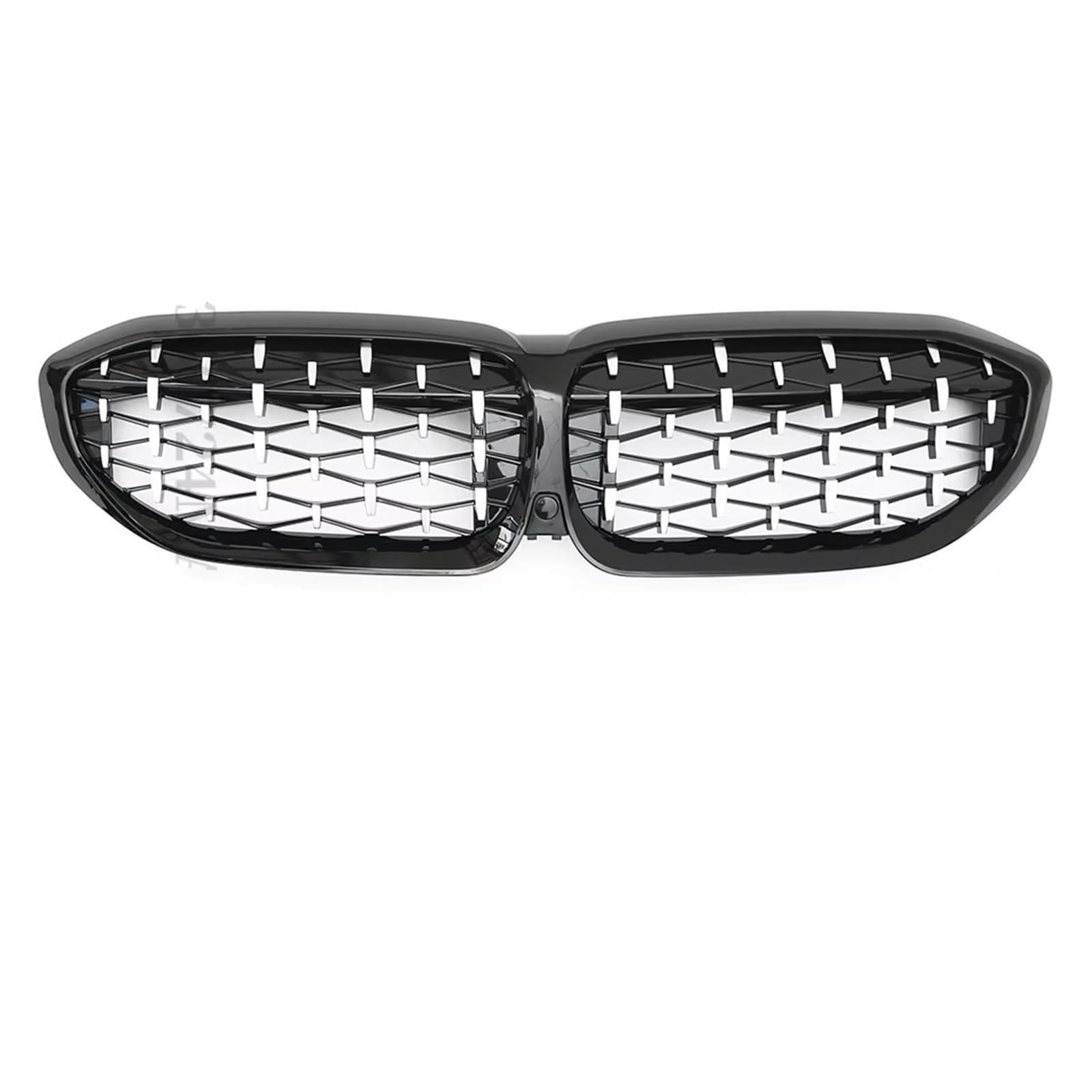 Frontgrill Frontstoßstangenhaube Nierengrill Renngitter Für G20 3er G20 G21 G28 2019 2020 Ersatz Black Diamond Meteor Style Front Nieren Kühlergrill(1 Slat Glossy Black) von Rdtnvc