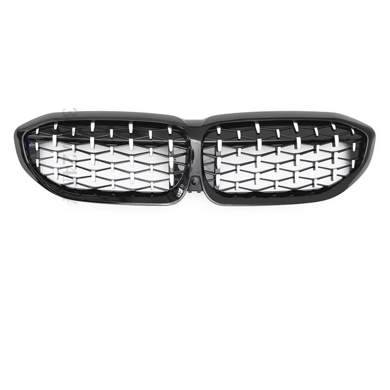 Frontgrill Frontstoßstangenhaube Nierengrill Renngitter Für G20 3er G20 G21 G28 2019 2020 Ersatz Black Diamond Meteor Style Front Nieren Kühlergrill(1 Slat Glossy Black) von Rdtnvc