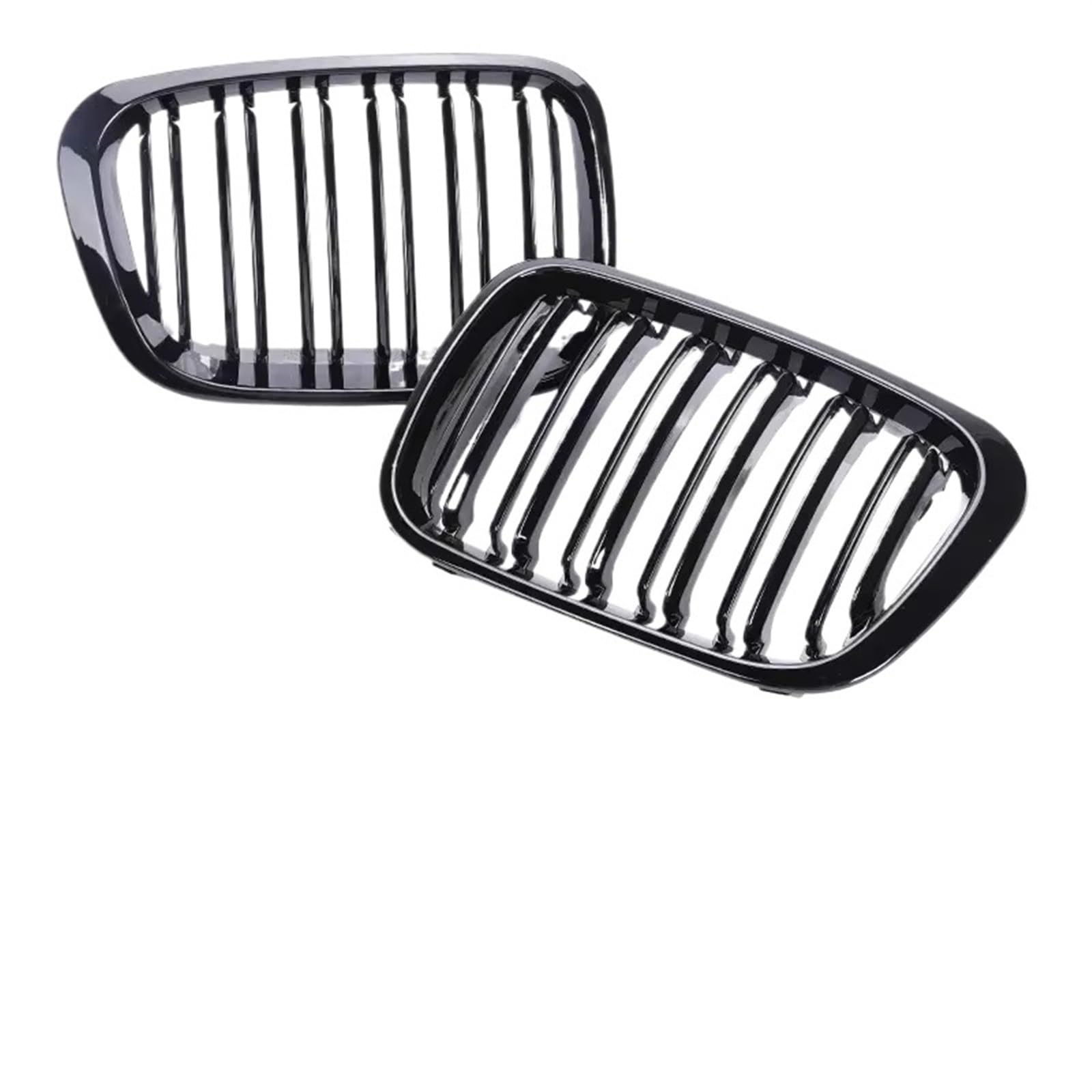 Frontgrill Für 3er E46 1998 1999 2000 2001 2/4 Türen Glänzend Schwarz Auto Front Nierengrill 318i 320i 325i 330i Racing Grille Zubehör Front Nieren Kühlergrill(4 Dual Gloss Black) von Rdtnvc