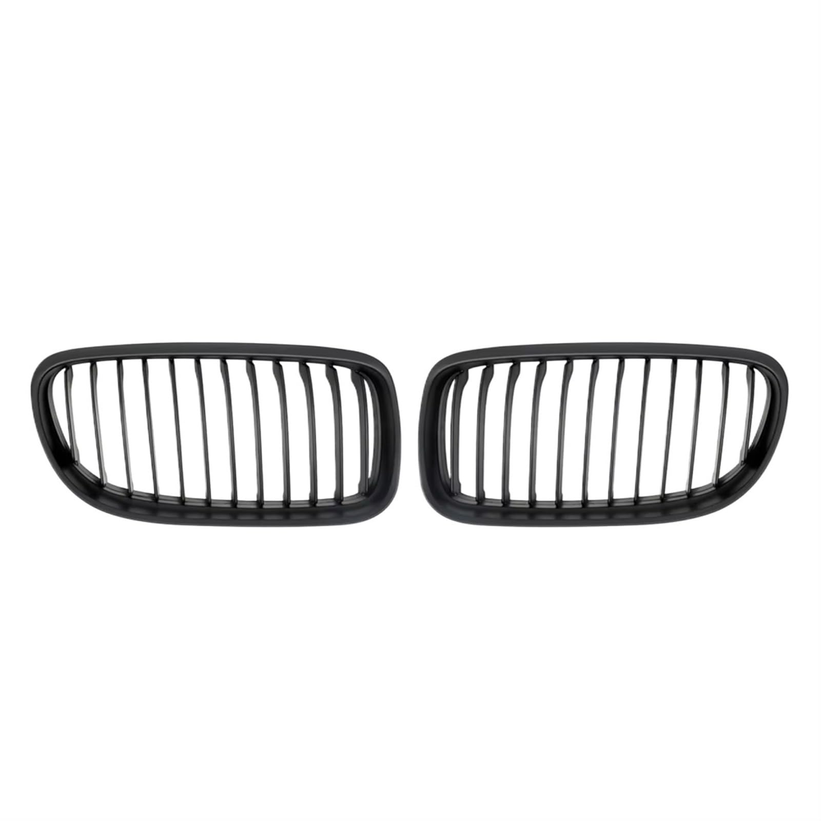 Frontgrill Für 3er E90 E91 2009 2010 2011 2012 Single Line Style Glänzend Schwarz Dual Slats Grilles Diamonds Style Frontstoßstangengitter Front Nieren Kühlergrill(Single-Matte Black) von Rdtnvc