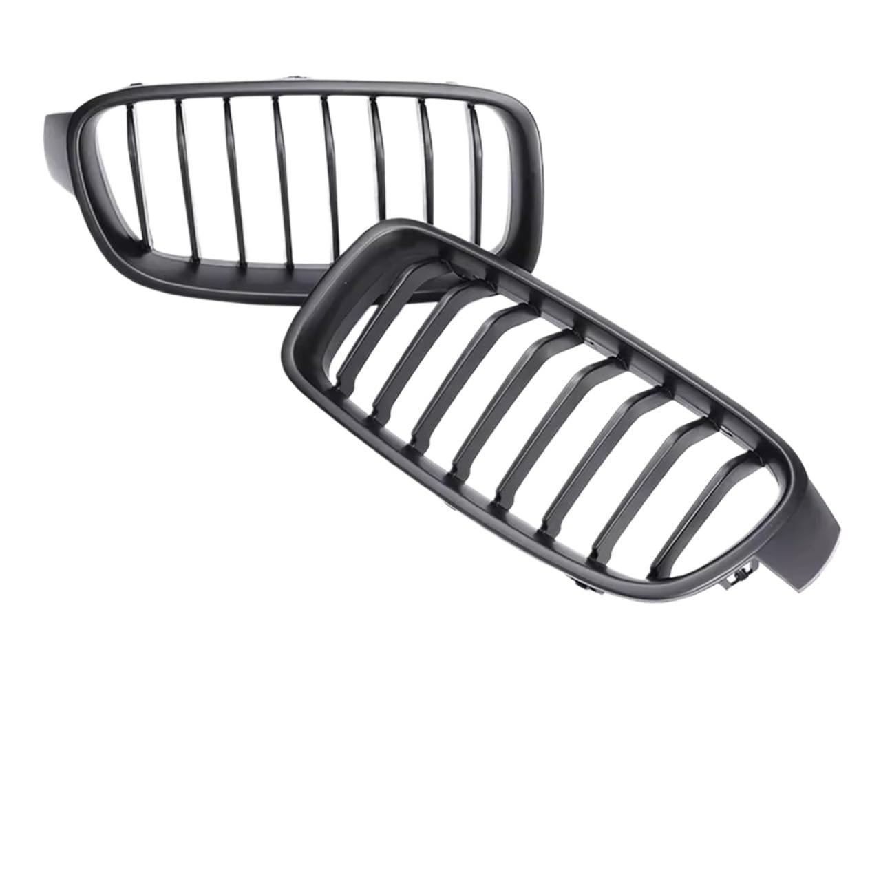 Frontgrill Für 3er F30 F31 F35 2012 2013 2014 2015 2016 2017 2018 2019 Chrome Diamond Stars Kidney Intake Lower Front Bumper Kühlergrill Front Nieren Kühlergrill(Single 8 Matte Black) von Rdtnvc