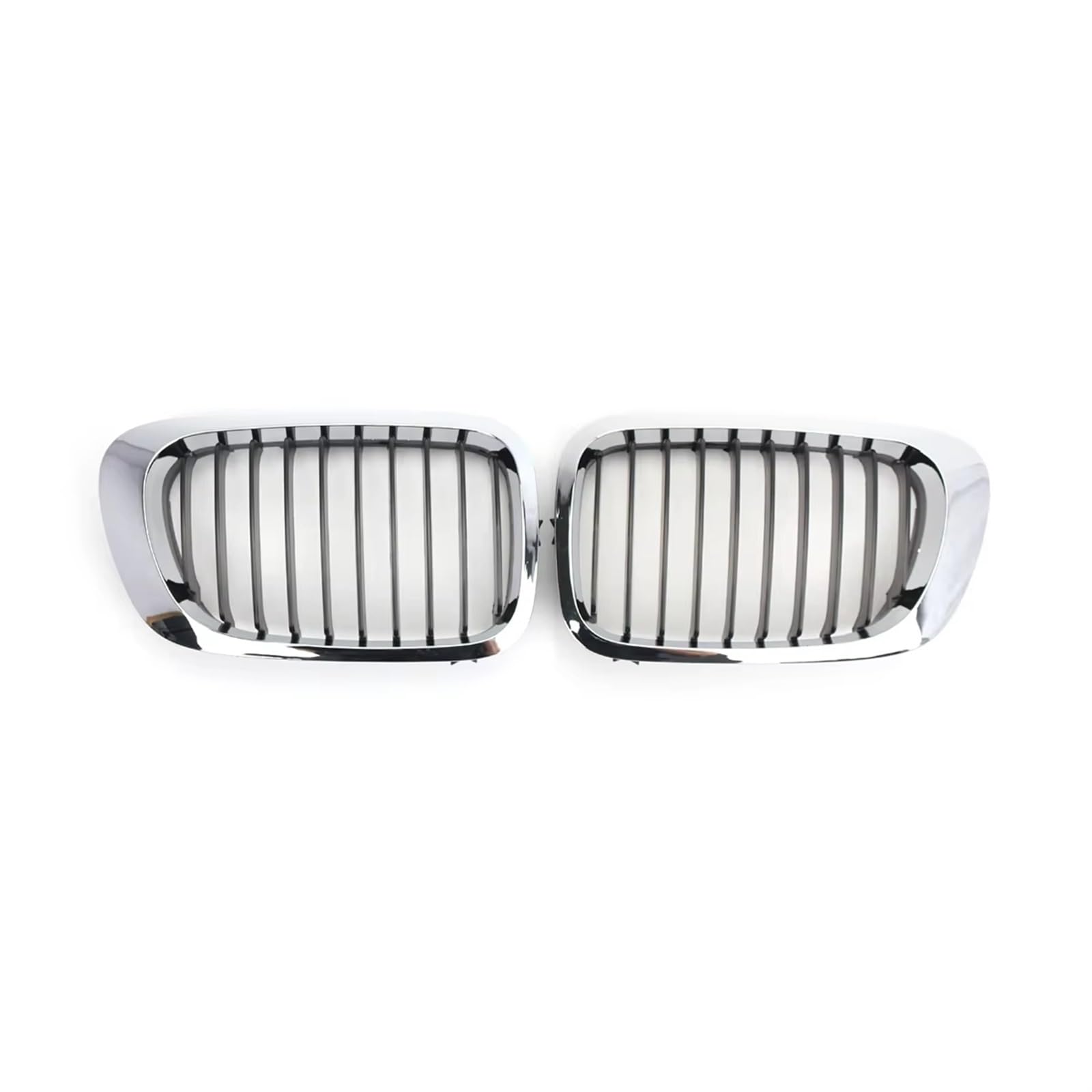 Frontgrill Für 3er-Serie 1999–2002 E46 M3 323 I/is 325Ci 328 I/is/Ci 330Ci 2-Türer-Gitter, Chrom-Silber-Farbe, Frontstoßstangen-Nierengrill Front Nieren Kühlergrill Frontgrill Für 3er-Serie 1999–2002 E46 M3 323 I/is 325Ci 328 I/is/Ci 330Ci 2-Türer-Gitter, Chrom-Silber-Farbe, Frontstoßstangen-Nierengrill Front Nieren Kühlergrill von Rdtnvc